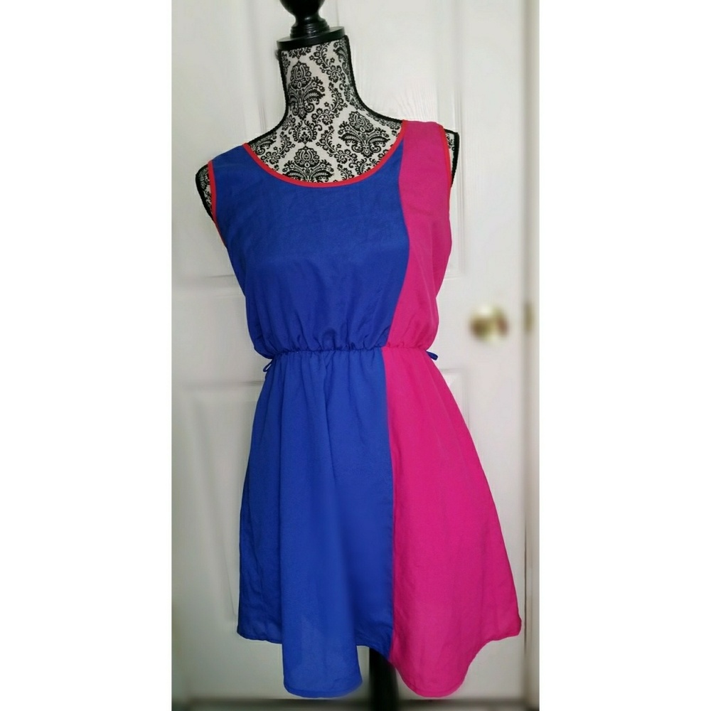 💃🏻3/$25 Modcloth tri-tone skater style dress